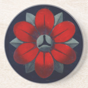 Posavasos De Arenisca Rosette arquitectónico n.º 3