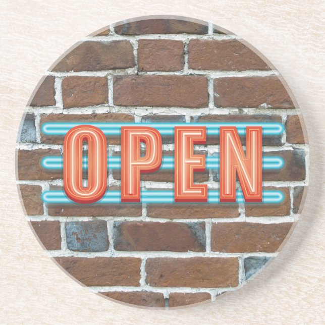 POSAVASOS DE ARENISCA RÓTULO ABIERTO (Frente)