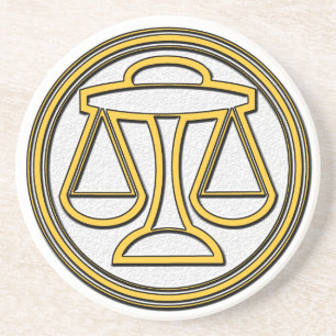 Posavasos De Arenisca Rótulo del libra