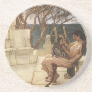 Posavasos De Arenisca Sappho y Alceo por Sir Lawrence Alma Tadema