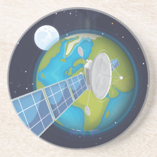 Posavasos De Arenisca Satélite
