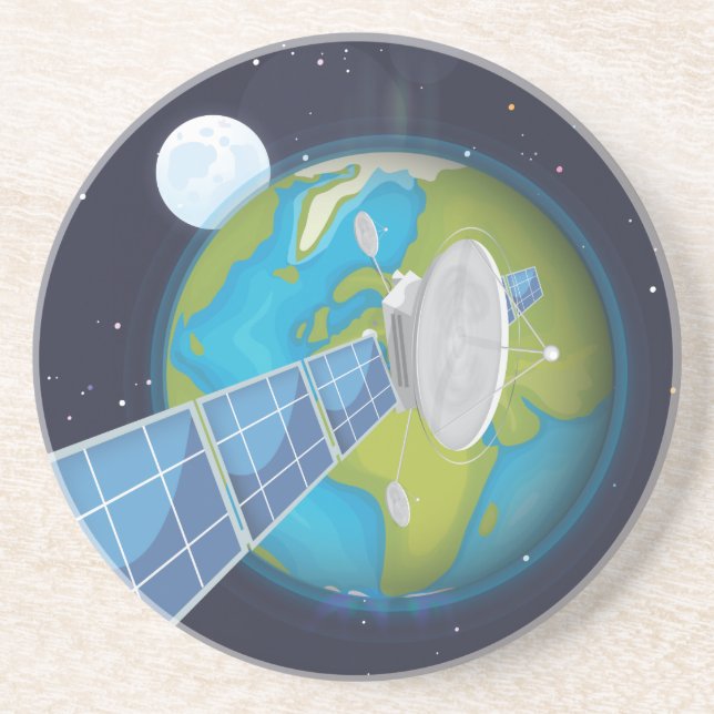 Posavasos De Arenisca Satélite (Frente)