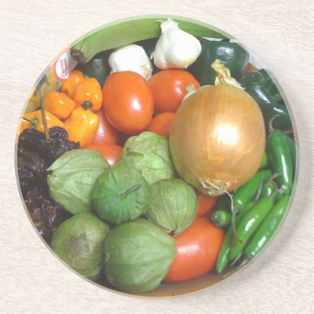 Posavasos De Arenisca Sazona su con pimienta qué está cocinando (Frente)