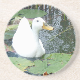 Posavasos De Arenisca Sé feliz pato