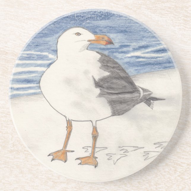 POSAVASOS DE ARENISCA SEA GULL (Frente)