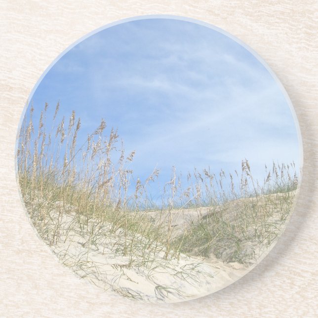 Posavasos De Arenisca Sea Oats Outer Banks NC Series (Frente)