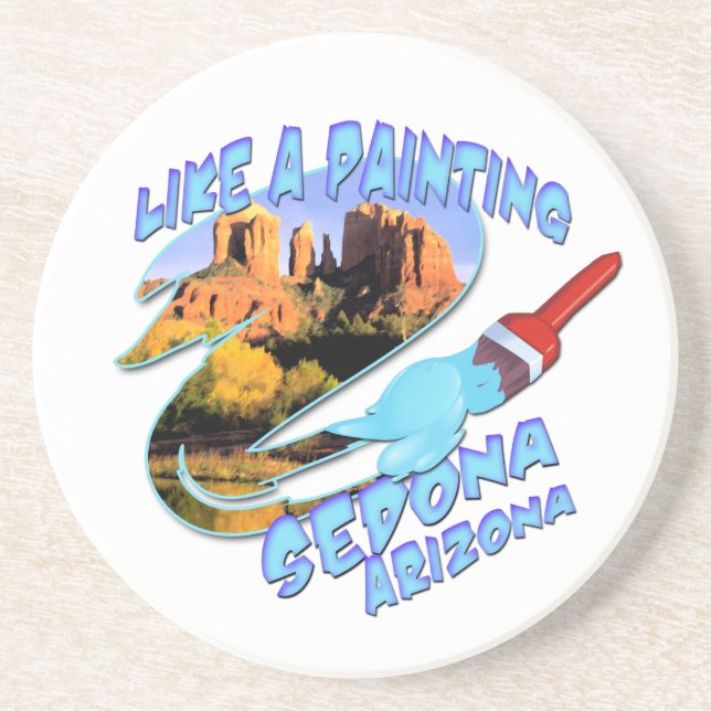 Posavasos De Arenisca Sedona Arizona (Frente)