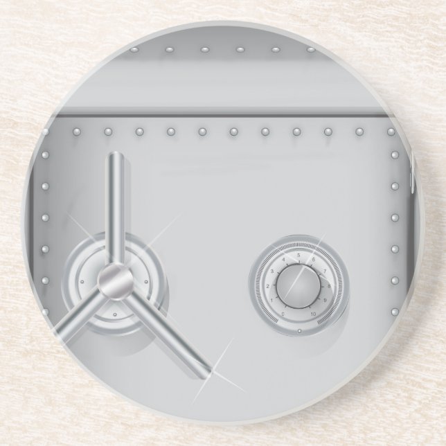 Posavasos De Arenisca Segura bancaria (Frente)