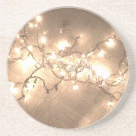 Posavasos De Arenisca Semana de bebidas 'Luces brillantes'