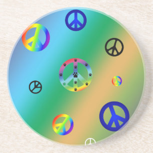 Posavasos De Arenisca Señales de paz