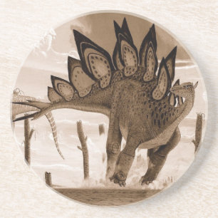 Posavasos De Arenisca Sepia Gregory Paul del Stegosaurus del práctico d
