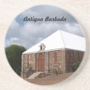 Posavasos De Arenisca Serie de Antigua Barbuda: Pascua de iglesia