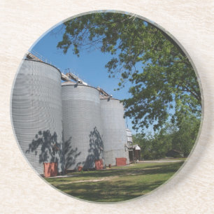 Posavasos De Arenisca Serie Farm: Silos en GA