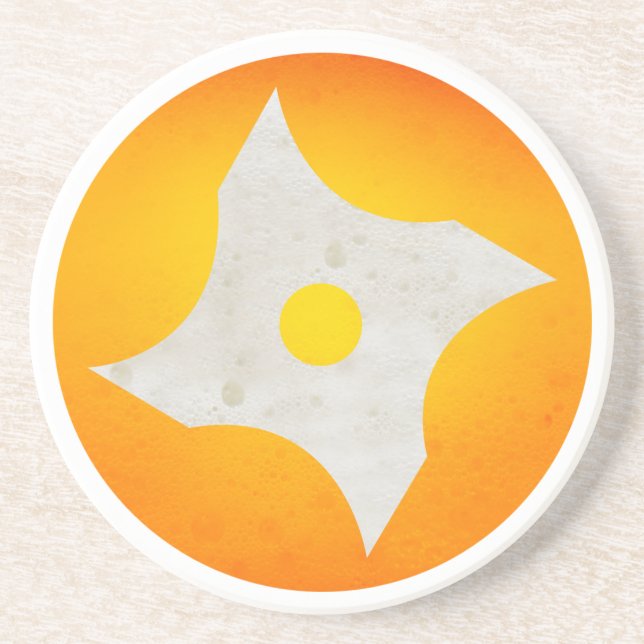 Posavasos De Arenisca Shuriken (Frente)