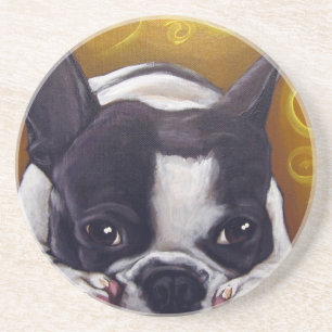 Posavasos De Arenisca Siesta de varios colores de Frenchie