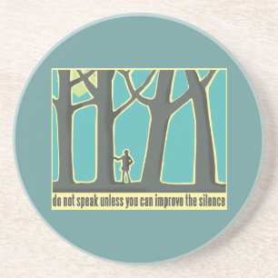 Posavasos De Arenisca Silencio forestal