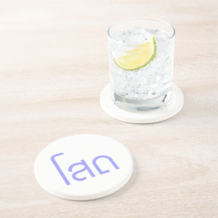 Posavasos De Arenisca Single・SOHT en escritura en idioma tailandés.