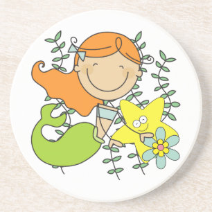 Posavasos De Arenisca Sirena del Redhead