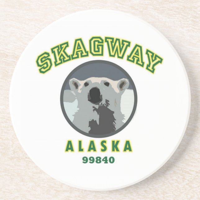 Posavasos De Arenisca Skagway Alaska (Frente)