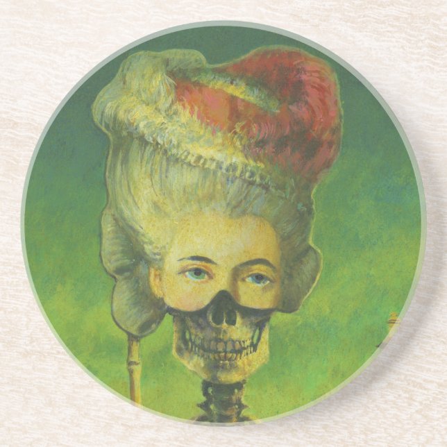 Posavasos De Arenisca Skeleton Coaster (Frente)