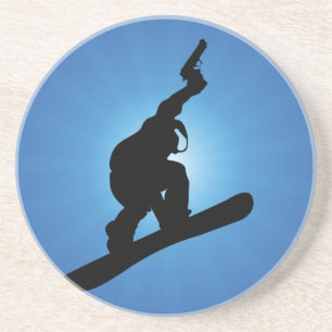 Posavasos De Arenisca Snowboard Outlaw