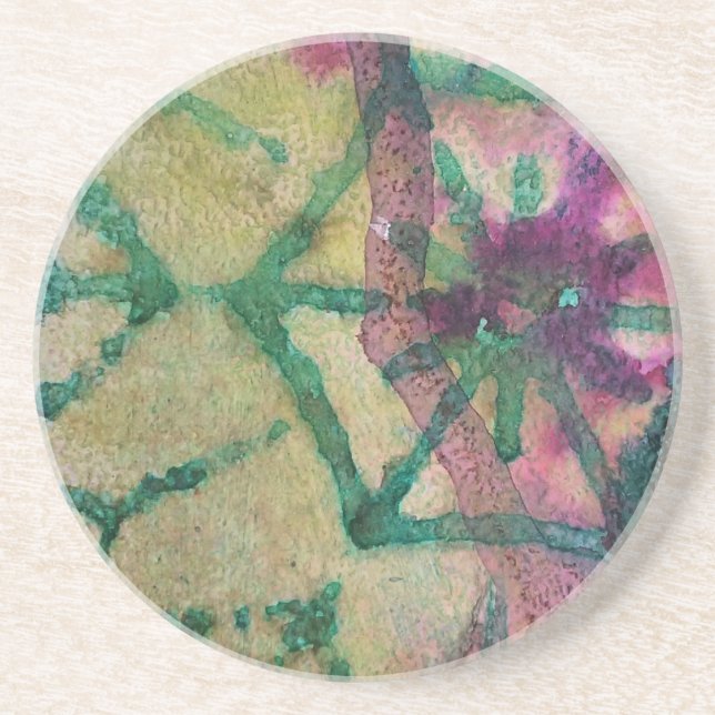 Posavasos De Arenisca Snowflake (Frente)