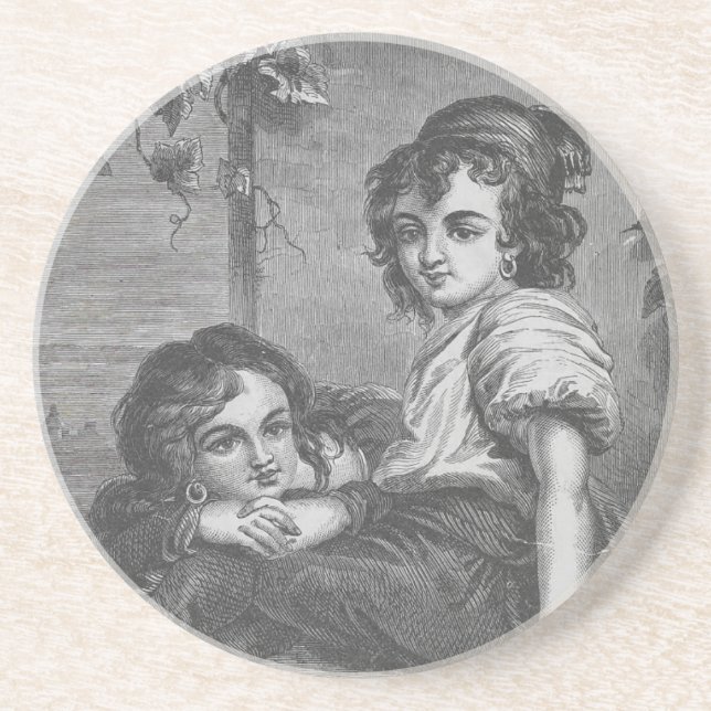 Posavasos De Arenisca Soñando diurnos (Frente)