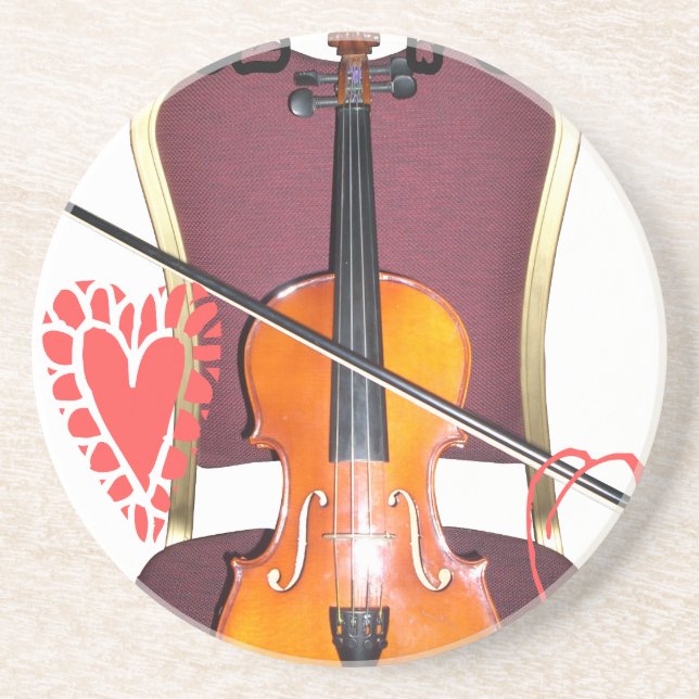 Posavasos De Arenisca Sonido v love hakuna matata valentine (Frente)