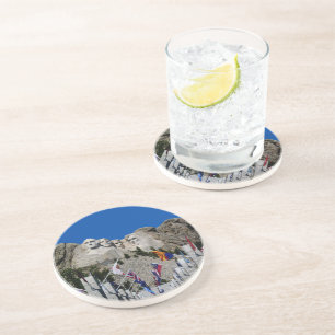 Posavasos De Arenisca Souvenir de Mount Rushmore Dakota del Sur