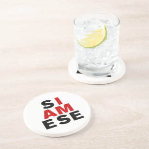 POSAVASOS DE ARENISCA SOY SIAMÉS