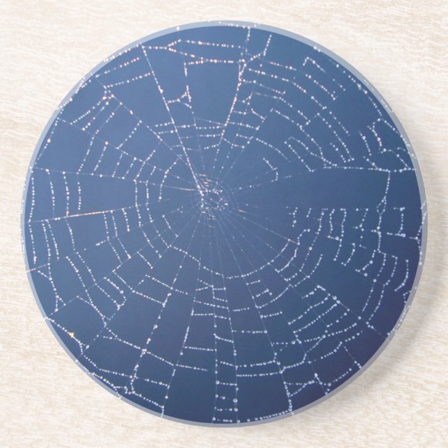 Posavasos De Arenisca Spider Web (Frente)