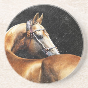 Posavasos De Arenisca Stallion Palomino Akhal-teke