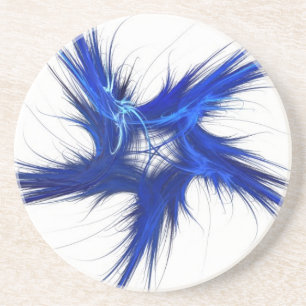 Posavasos De Arenisca Star Series-2— Blue Star Coaster 1 de