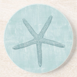 Posavasos De Arenisca Starfish azul