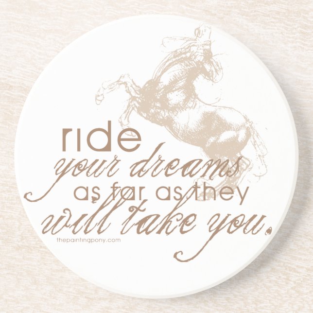 Posavasos De Arenisca Sueños (Frente)