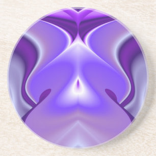 Posavasos De Arenisca Sueños del arcoiris de flores moradas