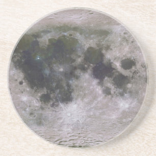 Posavasos De Arenisca Superficie topográfica de la luna de la tierra