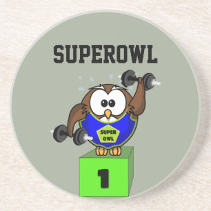 Posavasos De Arenisca SuperOwl