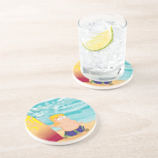 Posavasos De Arenisca Surfista