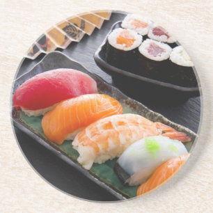 Posavasos De Arenisca Sushi y rollos