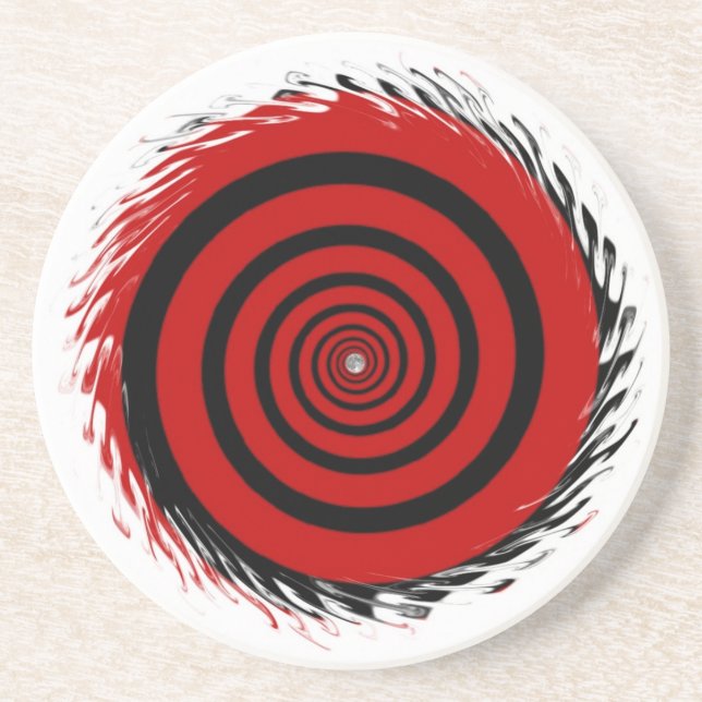 Posavasos De Arenisca Swirl Coaster (Frente)