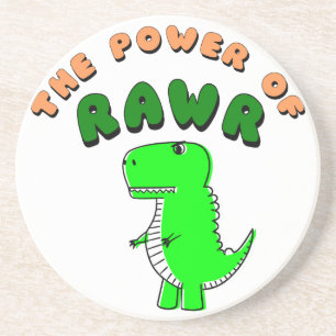 Posavasos De Arenisca T-Rex El Poder De RAWR