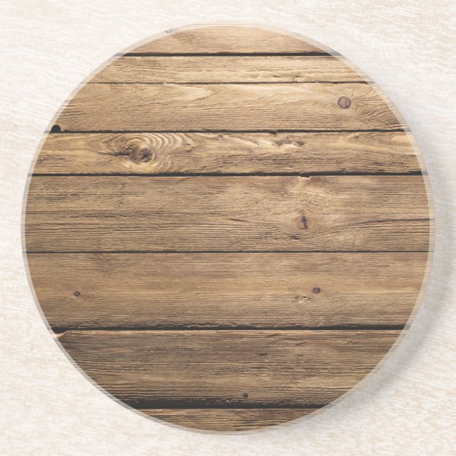 Posavasos De Arenisca Tablones oscuros resistidos (Frente)