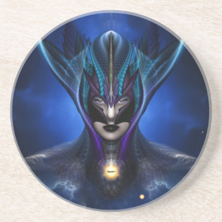 Posavasos De Arenisca Taidushan Sai Shadow Blue Sandstone Coaster