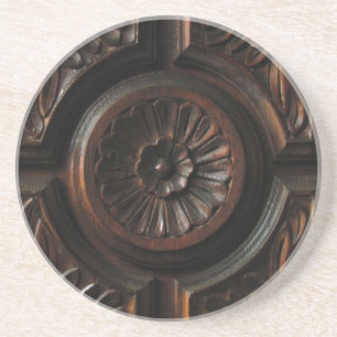 Posavasos De Arenisca Talla de madera