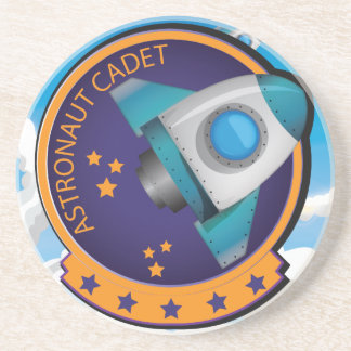 Posavasos De Arenisca Tarjeta de cadete astronauta