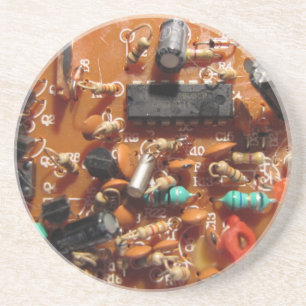 Posavasos De Arenisca Tarjeta de PC antigua