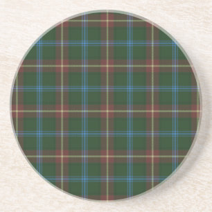 Posavasos De Arenisca Tartán de Manitoba grande