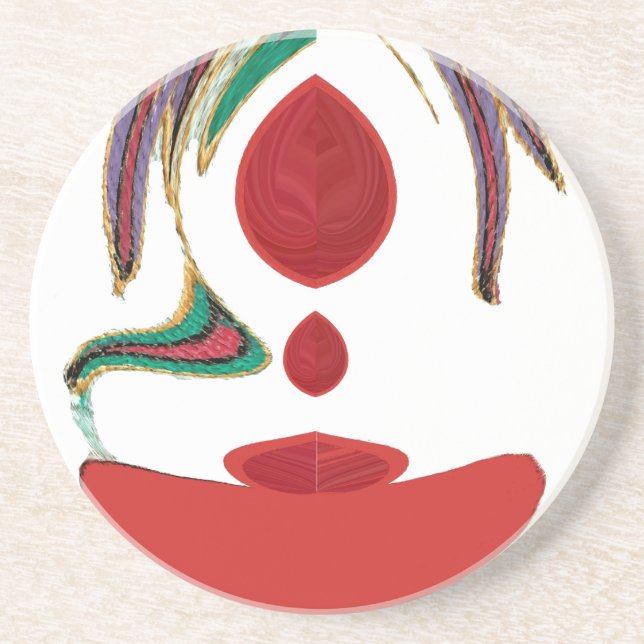 Posavasos De Arenisca Té Rojo en tiempo de té.png (Frente)