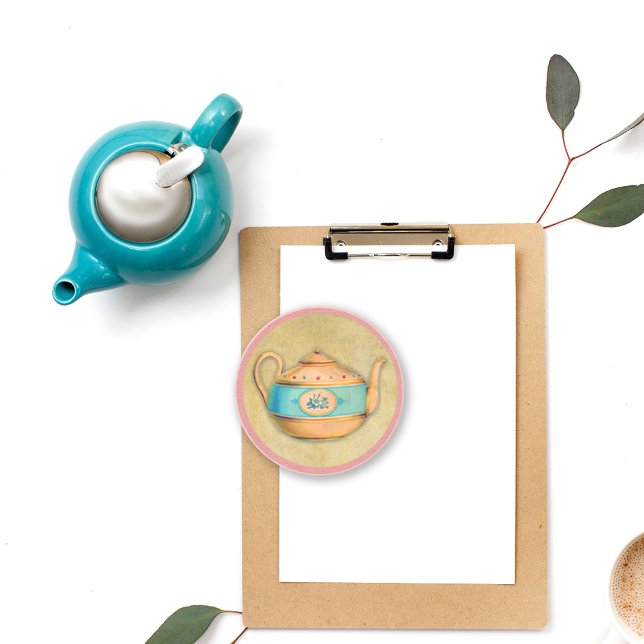 Posavasos De Arenisca Tea Kettle inglés (Subido por el creador)